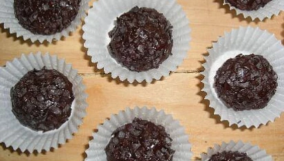 Peprmintové pralinky