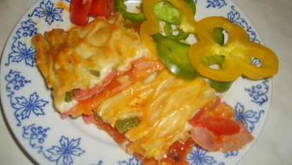 Pizza z listového těsta I