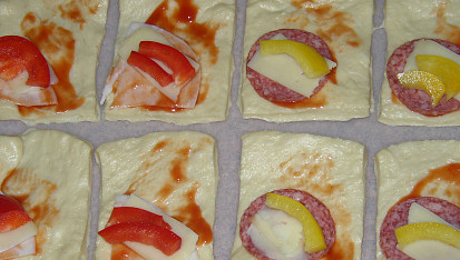 Plněné šátečky