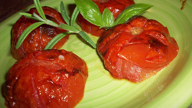 Rajčata z grilu - trouby