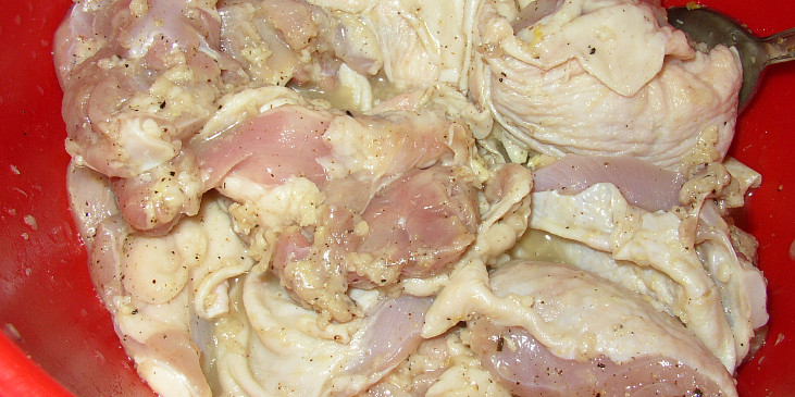 Rančerské kuře 2. (naložené maso)