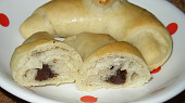 Sladké rohlíčky od babičky (na řezu)