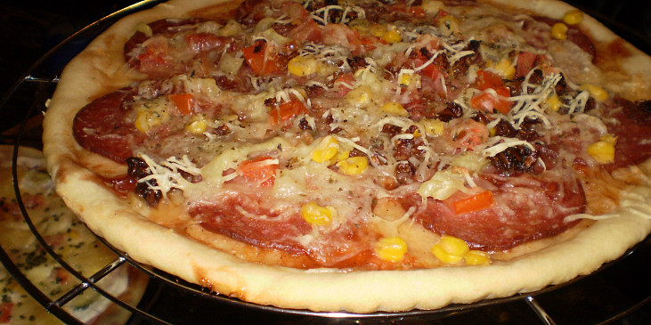 Těsto na pizzu II. (Pikantní ze sušenou cibulí)