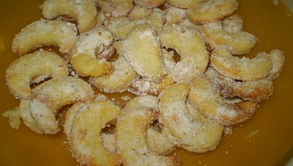 Tvarohovo-vanilkové hvězdičky, Tvarohovo-vanilkové rohlíčky
