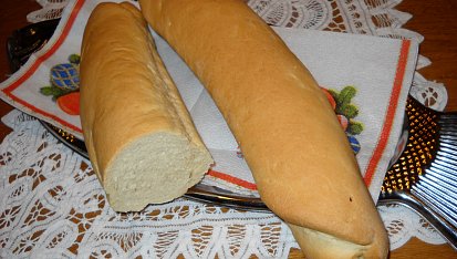 Veka domácí na chlebíčky, Kulaté veky pečené na papíru