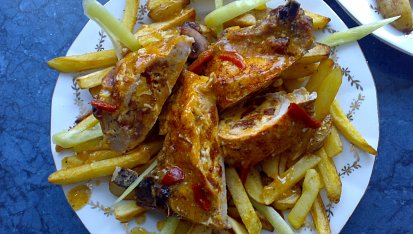 Vepřové kotlety plněné čabajkou, VEPŘOVÝ KOTLET PLNĚNÝ ČABAJKOU 2