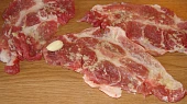 Zapečená vepřová krkovička, Připravené maso