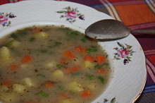 Bramborová polévka od babičky