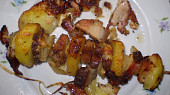Brambory à la harmonika (brambory špíz)