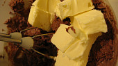 Buchta zvaná "KOKINA", rozmočené sušenky ve šlehačce s máslem