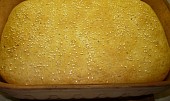 Česnekový chleba se sýrem (Pečeno v římském hrnci)