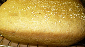 Chléb pečený v římském hrnci - postup, Česnekový chléb se sýrem od Cathleen.