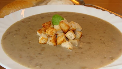 Čočková polévka s česnekem - jednoduchá