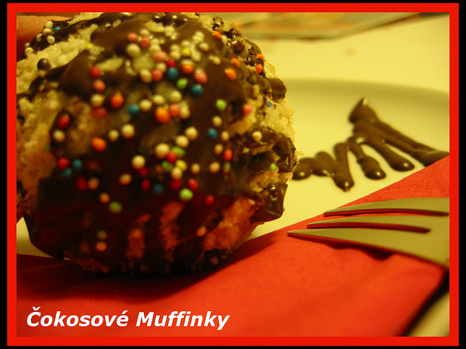 Čokosové Muffinky