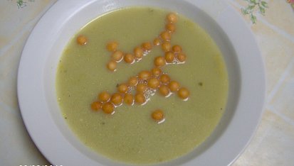 Hrášková polévka, dnešní polévka pro děti