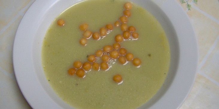 Hrášková polévka (dnešní polévka pro děti)
