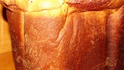 Koláčovo-vánočkové těsto, Skořicový závin po vyklopení z formy