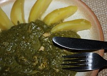 Kuracie prsíčka v špenátovej omáčke