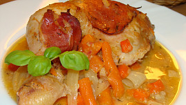 Hořčicová kuřecí stehna