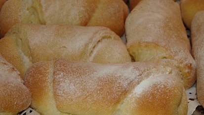Kynuté buchty - jako šátečky, Detail