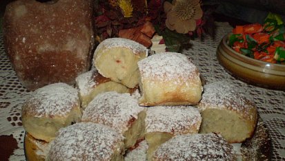 Kynuté buchty, plněné marmeládou, Kynuté buchty plněné marmeládou