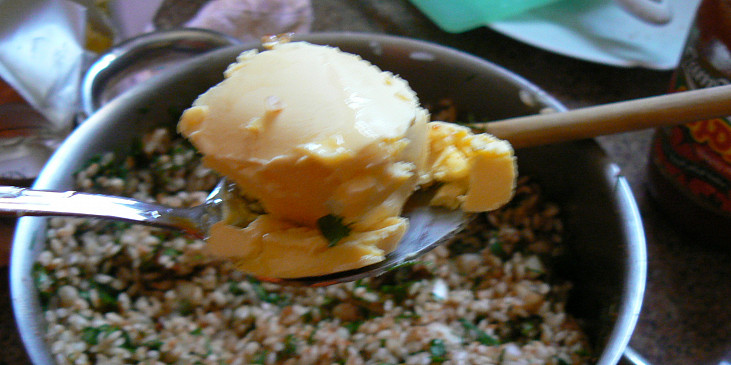 Mahshi v baklažáne (egyptský recept) (1 PL kopcom masla-hery)