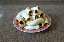 vydlabané baklažány