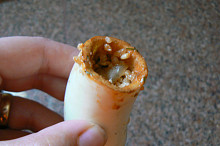 baklažány neplníme povrch, musí ostať 1cm voľný od okraja