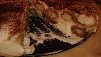 Nepečená studená pochoutka (ala Tiramisu s pudinkem)