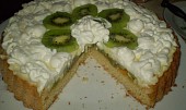 Ovocný dort s tvarohovopudinkovým krémem (Ovocný dort s tvarohovo pudinkovým krémem)
