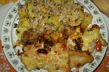Pangasius na řecký způsob
