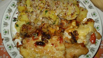 Pangasius na řecký způsob, Pangasius na řecký způsob
