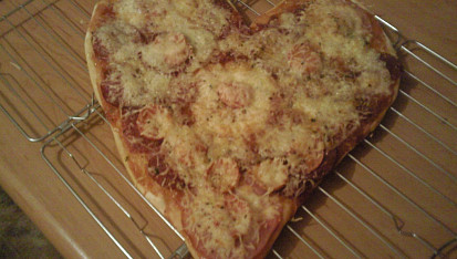 Pizza jako z pizzerie, tak to je upečená přímo pro mého miláčka 