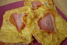 valentýnská pizza