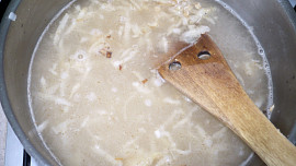 Rychlá vločková polévka s celerem