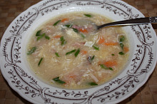 Slaninovo-krupicová polévka