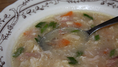 Slaninovo-krupicová polévka, Slaninovo-krupicová polévka
