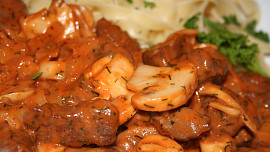 Stroganoff podle dědy šéfkuchaře