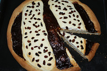Domažlický koláč - nakrojený