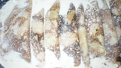 Zapečené palačinky s nutelou