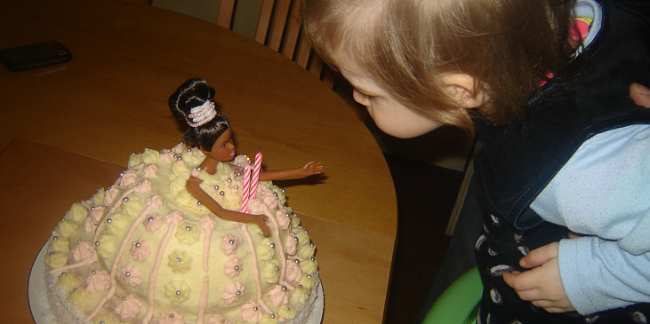 Adélčin dort Barbie