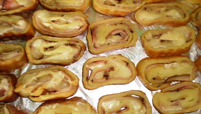 Bramborové rolády, můj výrobek podle receptu