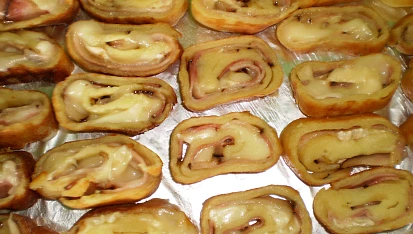 Bramborové rolády, můj výrobek podle receptu