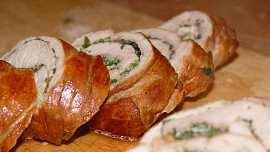 Bylinkové rolky s česnekem