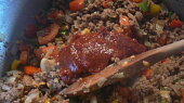 Chilli con carne arabico (pridáme 2PL paradajkového pretlaku)