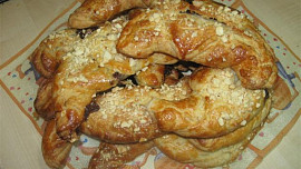 Croissanty s mandlemi