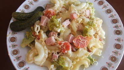 Farfale s brokolicí a sušenými rajčaty, Farfale s brokolicí a sušenými rajčaty