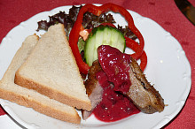 předkrm silvestrovského menu 2009