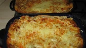 Lasagne zapečené s masem