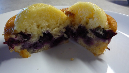 Muffiny s borůvkami, moje muffinky